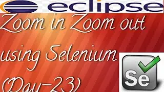 ZoomIn ZoomOut In Selenium||Automation Testing for beginners.