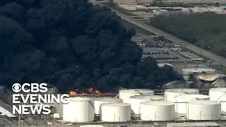 Officials monitoring air quality after Texas chemical plant fire