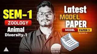 Animal Diversity &ndash; 1 Model Paper | B.Sc Zoology 1st Sem Model Papers