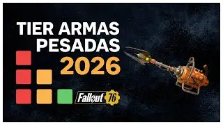 😮Fallout 76  |  TIER LIST ARMAS PESADAS 2026 🔥 &iquest;META O BASURA? 😮