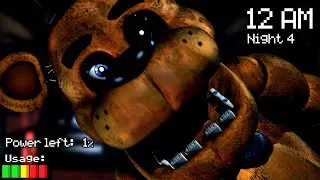 We got to Night 4 and it was Horrifying... | FNAF
