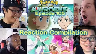 Pokemon Journeys Ep 105 reaction compilation