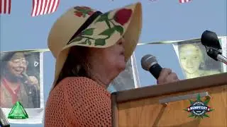 Elvy Musika speaking at Seattle Hempfest 2018 s