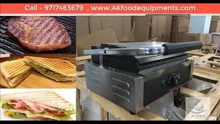 Commercial Sandwich Griller Price in Delhi | India | Sandwich Griller Demo