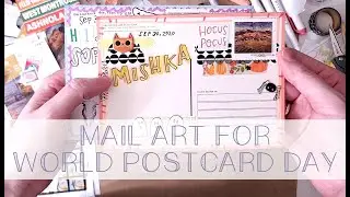 World Postcard Day - Decorate Postcards With Me!
