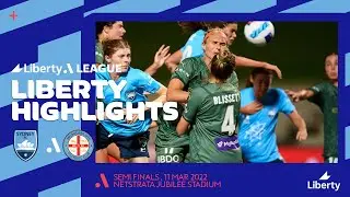 Sydney FC v Melbourne City - Liberty Highlights | Semi Final 2021/22