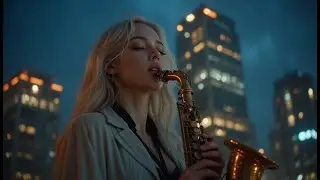 Night City Saxophone Music: Calm Jazz for Urban Focus & Evening Unwind