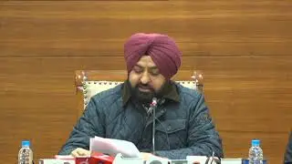[Live] Cabinet Minister Hardeep Singh Mundian interacting with mediapersons at Punjab Bhawan.