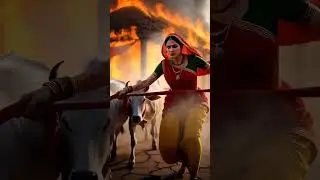Shubh makar Sankranti cartoon video AI