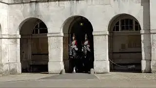 kings guard parade. Westminster London. 1106 2024