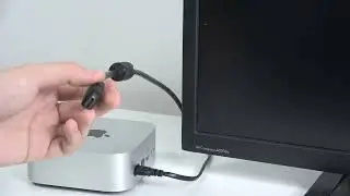 How to connect a monitor to the Apple Mac mini M4