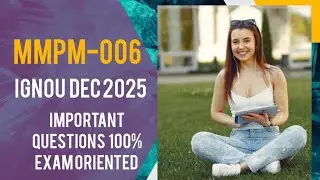 MMPM-006 Marketing Research | Important Questions & Concepts | IGNOU MBA Exam Prep #mmpm006 #mmpm6 