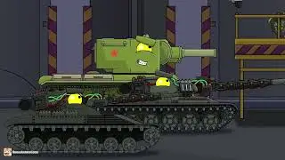 Cartoons about tanks - part 03 - Games Tank and car