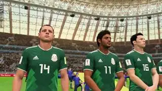 M&eacute;xico vs Alemania mundial Russia 2018 fifa 18