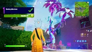 Fortnite - Destroy Alien Trees (Season 7 Week 6 Challenges)
