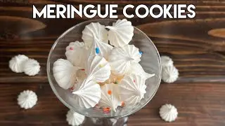 How To Make Meringue Cookies | Meringue Kisses Recipe | How To Make French Meringue | Easy Meringue
