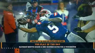 Play Of The Day: Kayshon Boutte Makes A One-Handed Catch For A Touchdown | 1/19/26