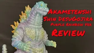 Akametenshi *Purple Glitter Rainbow Ver* Shin DesuGoji (Shin Godzilla 1995) Sofubi Review