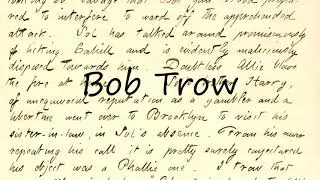 How to Pronounce Bob Trow?