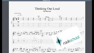 Thinking Out Loud Rockschool Grade 3 Guitar