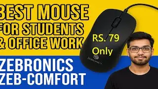 Best Mouse for laptop | Mouse under 200 | Zebronics Zeb-Comfort Full Review 2025