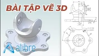 Практические упражнения по 3D-рисованию в программе Alibre Design — 3D-упражнения