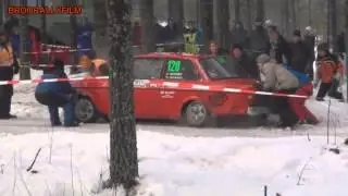 Crash Volvo   2014 WRC Rally Sweden   Colin's Crest   Jump HD