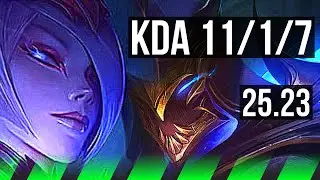 ELISE vs ZED (JGL) | 11/1/7 | KR Master | 25.23