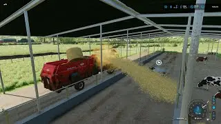 FS 22 Bally Spring 18 (Organic Farmer) New Cow Enclosure &ndash; Holsteins Calves & Cows (Time-Lapse)