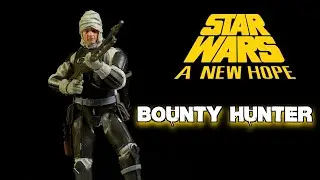 Star Wars Black  Series: Bounty Hunter action figure.