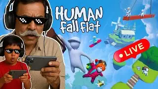 NUNNU CHACHA IS LIVE |HUMAN FALL FLAT| #1