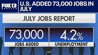 July Jobs Report: U.S. added 73,000 jobs in July