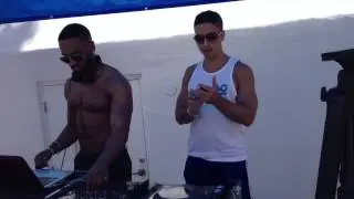 DJ Justin Dawson - Timebomb at Matinee Las Vegas Festival 2013 (phone video)