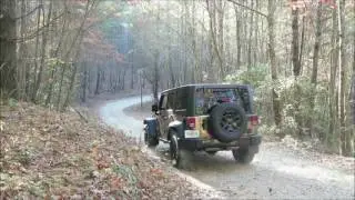 Toccoa Swinging Bridge, GA - Jeep JKU Adventure