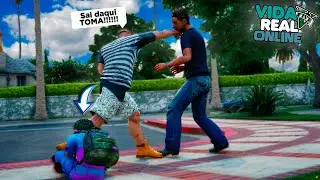 GTA V VIDA REAL - ARRUMEI uma BRIGA pra DEFENDER o FILHO do PATRÃO! *deu ruim...* | #02