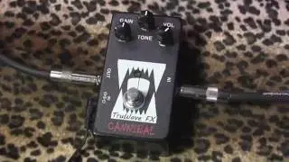 TruWave FX CANNIBAL high gain overdrive pedal demo