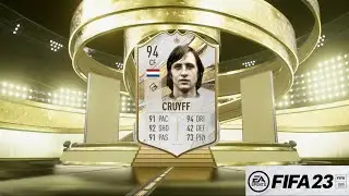 ICON CRUYFF REVIEW | 94 PRIME ICON JOHAN CRUYFF PLAYER REVIEW | FIFA 23 ULTIMATE TEAM