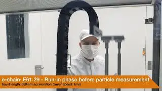 igus  - Cleanroom tests according to ISO 14644-14 for fast customer developments