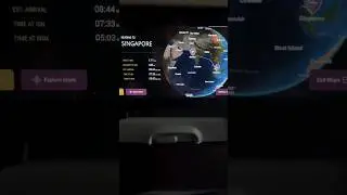 😍 Vistara flight World on Screen Singapore  ❤️ #international #singapore