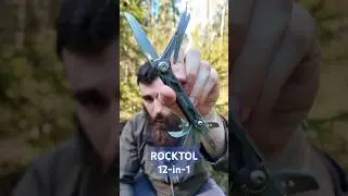 ROCKTOL Multitool Pocket Knife Review in under 40 seconds! #shorts #edc