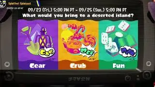 New SPLATFEST Teams: Gear, Grub, Fun
