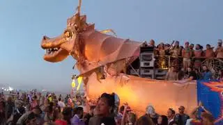 Clip of Descending by Tool at the album release party @ Burning Man 2019