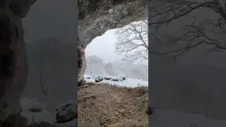 CHECHEN REPUBLIC CAVE LAM-BERD #travel #chechnya #nature #adventure #cave #mountains #snow #shorts