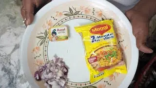 Butter maggi in 5 mintes Evening breakfast