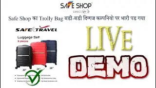 Safe Shop Trolley Bags v/s Others Live Demo