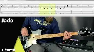 Jade - Church (bass cover with tabs) #basscover #jade