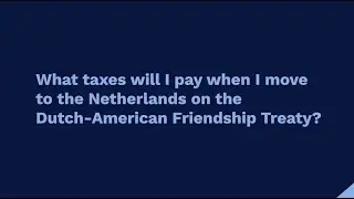 DAFT Visa Taxes Explained: ZZP vs BV & the 30% Ruling (Netherlands)