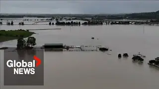 Huge swaths of Spain under water after series of storms hit region