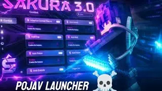 Sakura hack client 3.0 🌸 | best hack client ☠️ | #hacks #minecraft 
