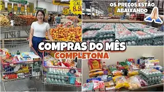 COMPRA DO MÊS PARA UMA FAMÍLIA DE 4 PESSOAS NO ASSAÍ ATACADISTA - 2025